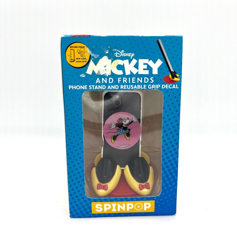 Disney Mickey and Friends Phone Stand‎ Reusable Grip Decal Spinpop
